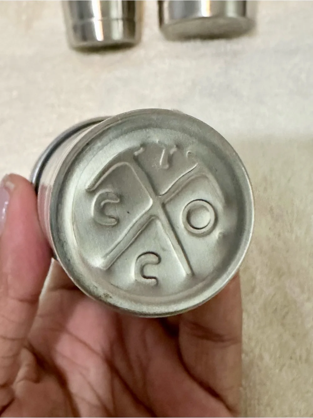 Stainless Steel Nested Shot Cups Set of 8 Retro Barware Minimalist